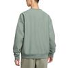 Nike Solo Swoosh Solid Color Skin-Friendly Drop Shoulder Pullover Crewneck Sweatshirt Men Sweatshirt HV1087-364