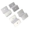 4 Sets Solar Panel Z Bracket Aluminium Alloy Installation Accessory for Car RV Yacht Ship