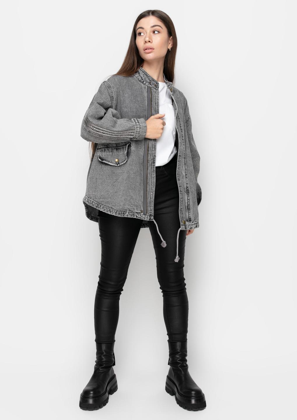 

Джинсова куртка Samange L сірий