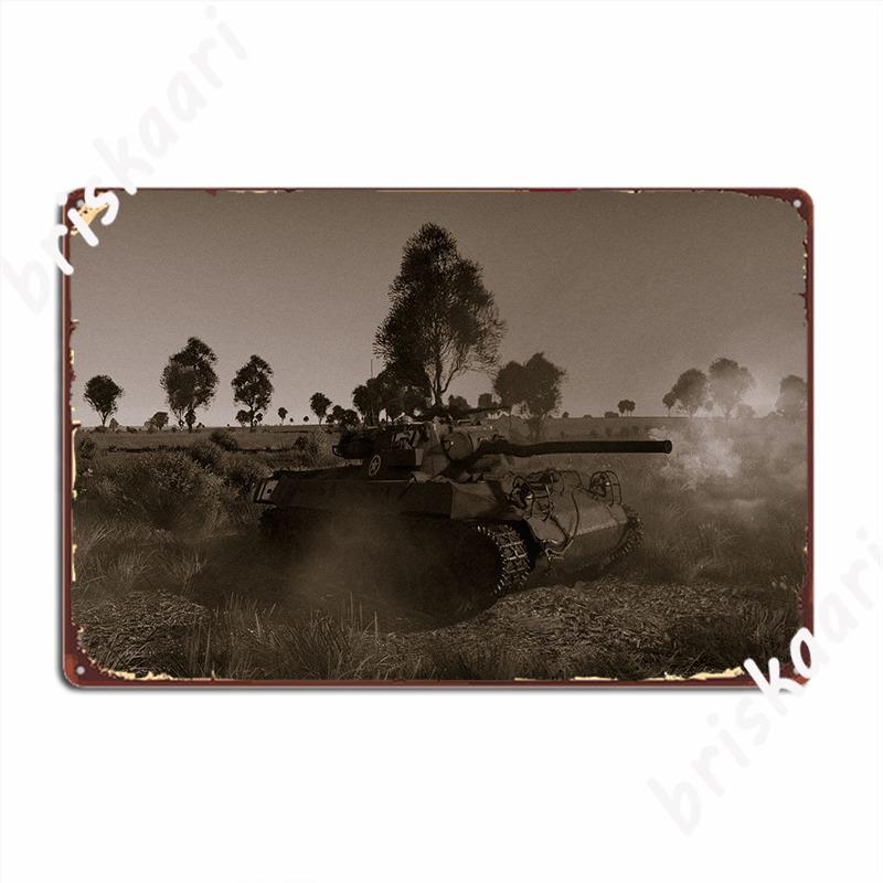 

War Thunder M18 Hellcat Metal Plaque Poster Wall Pub Poster Pub Garage Classic Tin Sign Posters 20x30cm