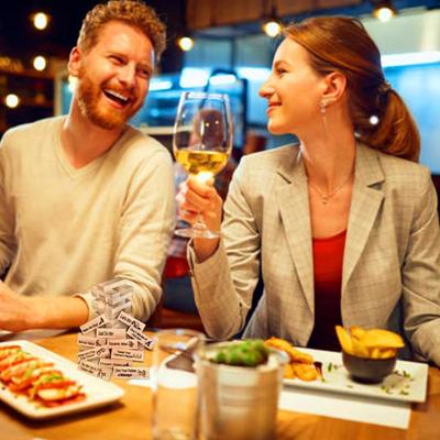 48 pezzi di blocchi di costruzione super impertinenti romantico regalo per feste per adulti San Valentino gioco di blocchi impilabili con torre cadente