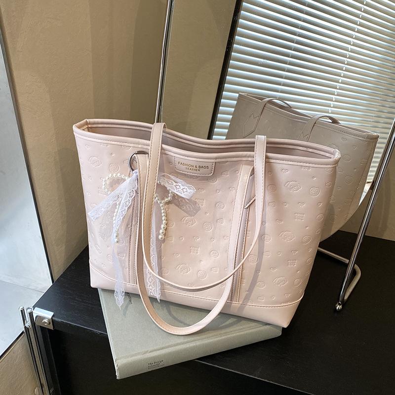 Borsa a Tote di Grande Capacità da Donna Nuova Moda Borsa a Spalla Versatile Borsa Casual da Pendolare