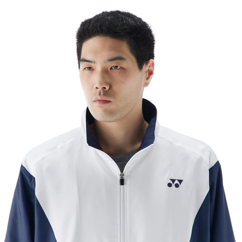 YONEX Wind Warmer Shirt 70105 Small Uni-Lined White/Mint (551)