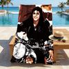 Michael Jackson Motorcycle Stylish Digital Printing Beach Towel Quickdrying Absorbent Blanket For Beach Pool Gym Travel
