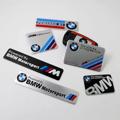 Car Sticker 1Pcs Aluminum Car Styling Emblem Sticker Fit BMW F20 G20 G30 X3 X4 X5 G05 X6 Auto Exterior Decor Mod Moto Sticker B111