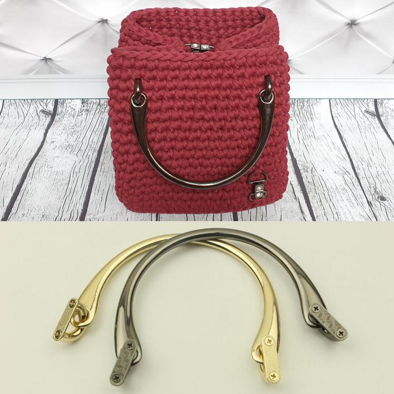 

Съемная леди швейная сумка аксессуары женщины багаж и сумка части DIY аксессуары сменный металлический полукруг ручка ручки ручки сумки ручки кошелек ремешок