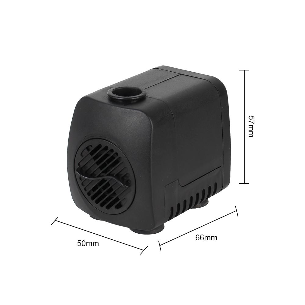 Garden Aquarium Fountain Water Pump EU Plug 15 W Ultra-quiet with Power Cord with 12 LED Light Waterproof