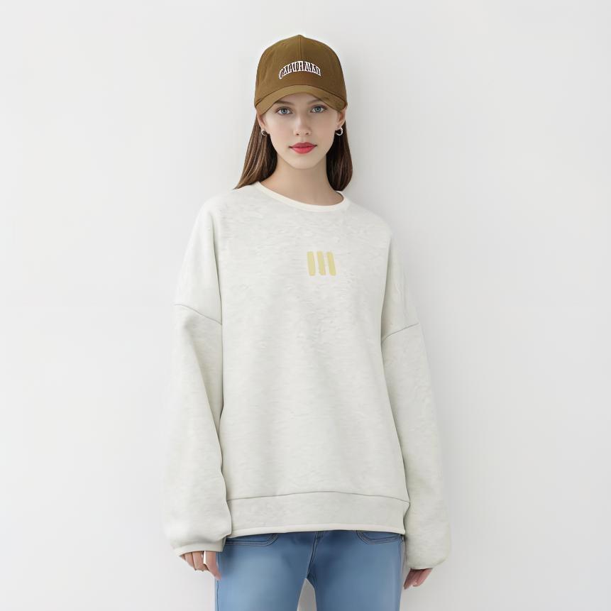 adidas X Fear of God Athletics Crewneck Oatmeal Unisex Tops White IS5320