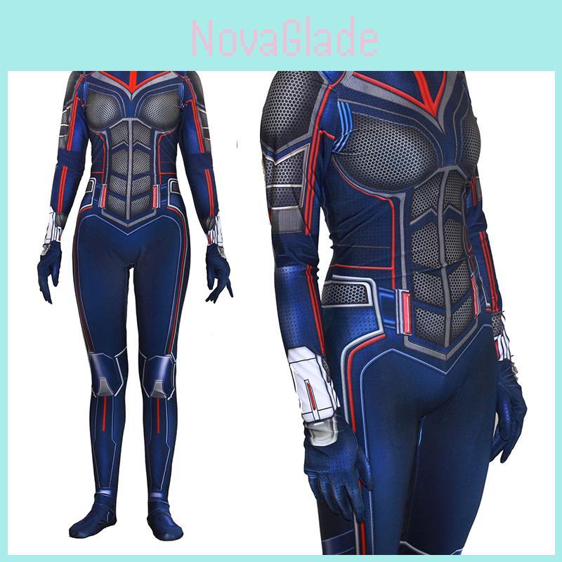 Exquisite Ant-man Wasp Tight Superhero Cosplay Costume For Kids And Adults