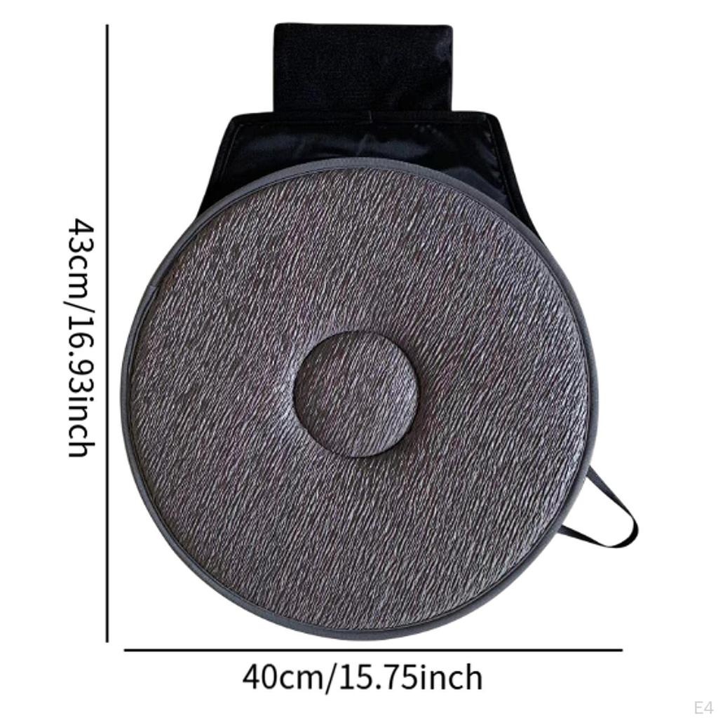Cushion with Rotation Feature for Elderly Use, Portable Non-Slip Design