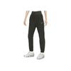 Nike Solid Color Drawstring Logo Print High Waist Long Pants Women Bottoms Black DR2179-355