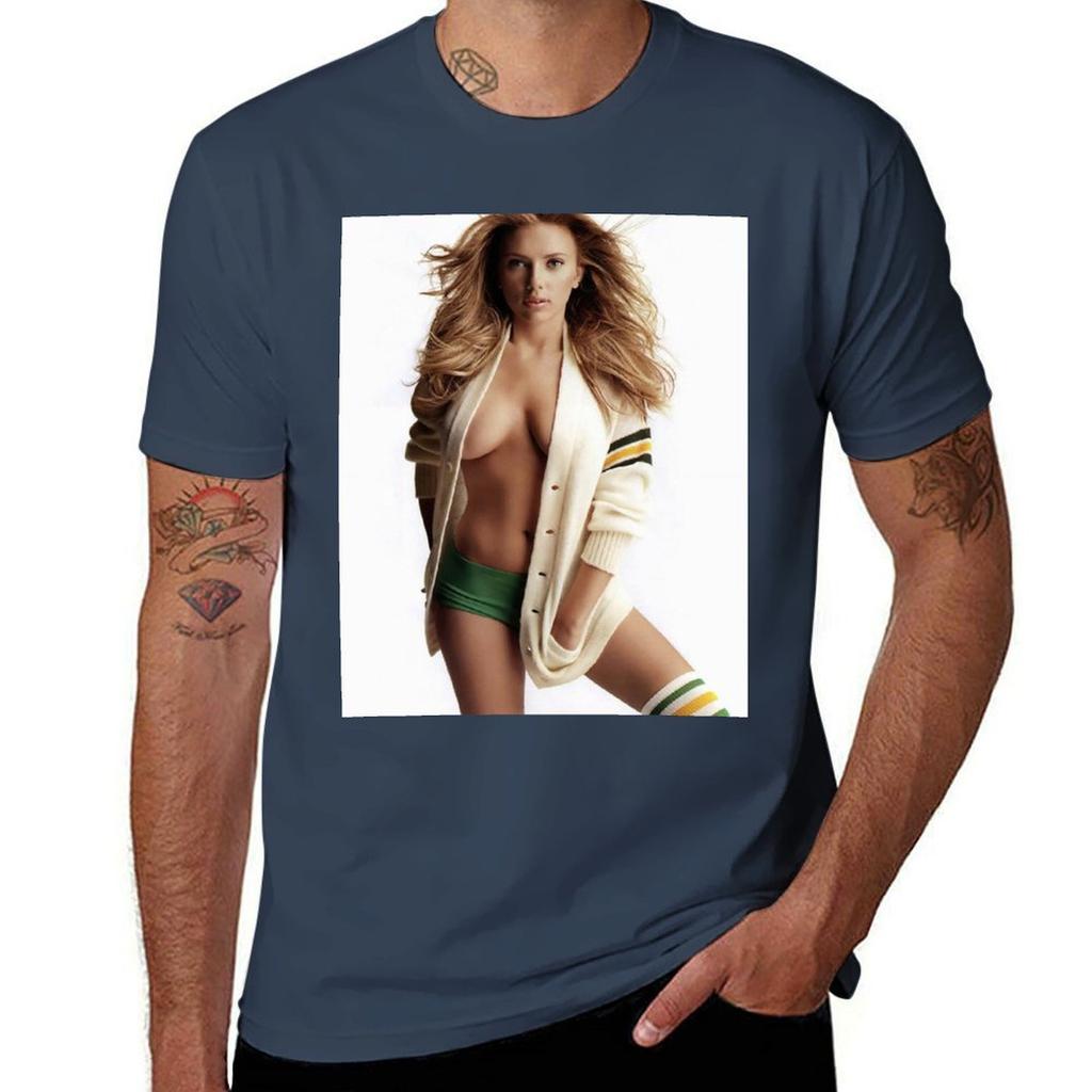 Het Scarlett T-shirt t-shirts för man pack vit man t-shirt bomull högkvalitativ t-shirt personlig T-shirt