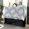 140x200cm Ins Style Lace Embroidered Piano Cover Romantic Modern Countryside Style Electronic Piano Universal Half Covered Half Draped Dust Towel