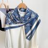 New Printed Satin Square Scarf Fashion All Season Travel Accessory