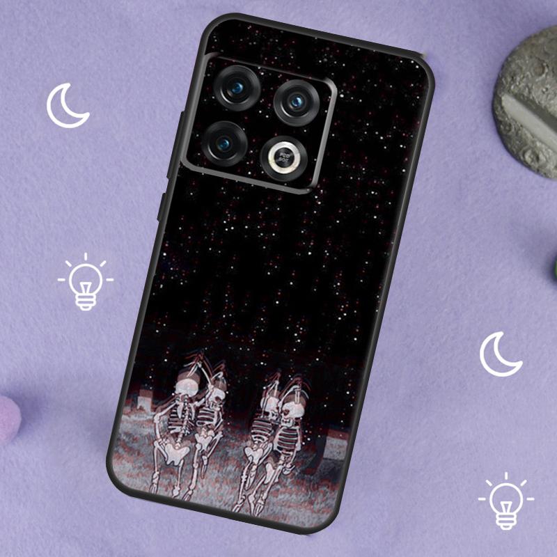 Trippy Skeleton Case For OnePlus 13T 10T 8T 10R 12R 13R 15 13 12 11 10 9 Nord 5 CE 2 3 4 Lite N20 N30 Cover