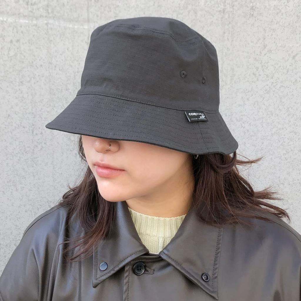 Basic Enchi Cordura NYCO Bucket Hat Cordura Ripstop Bucket One Size Fits Greige R/S - Hat, Hat, Cap, Antibacterial, Deodorizing, Men's & Women's, All,