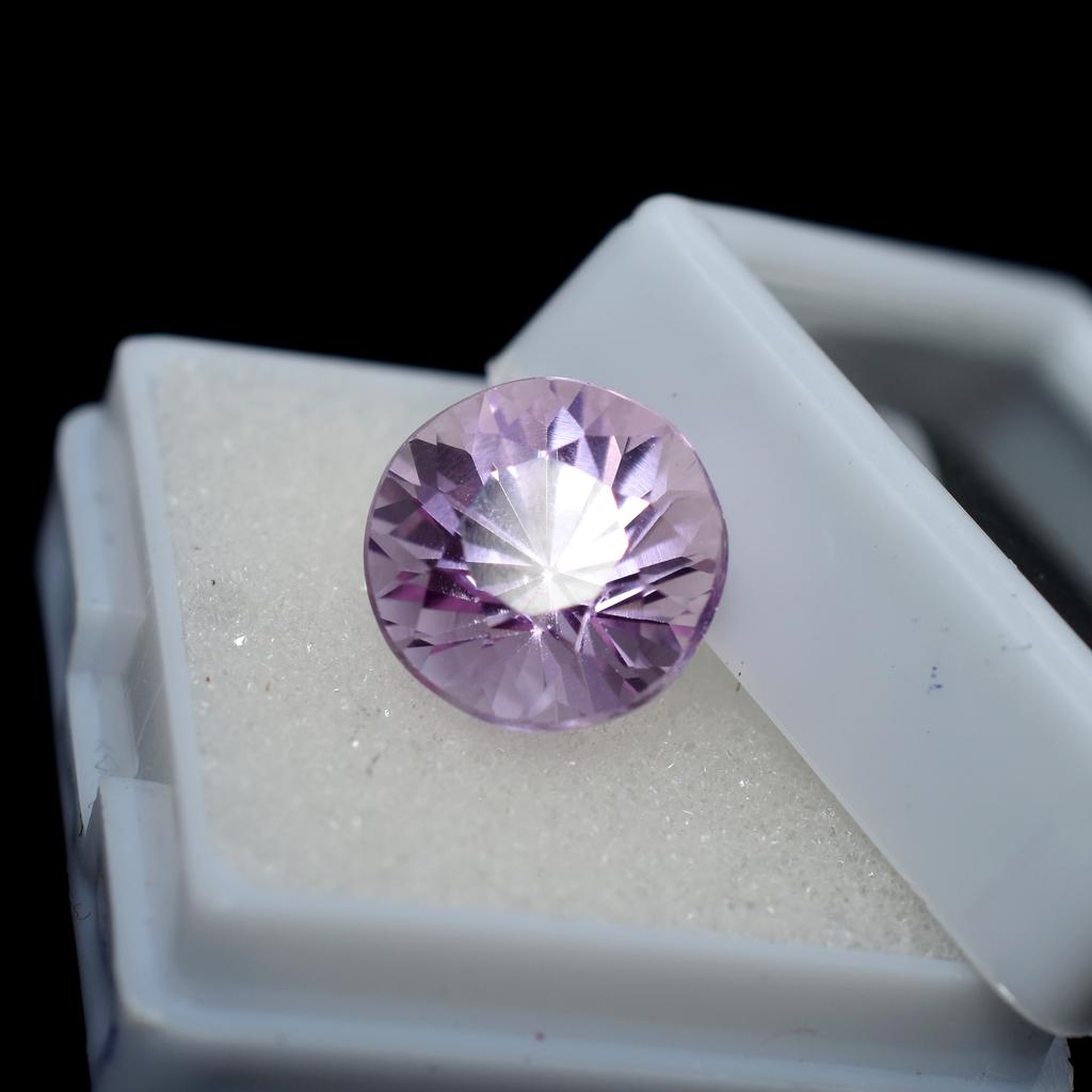 Natural Pink Sapphire Loose Gemstone Round Cut 7.60 Ct Sri Lanka September Birthday Birthstone