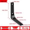 Triangular Wall Shelf Bracket: Bent, Load-Bearing Iron Support for Storage Racks