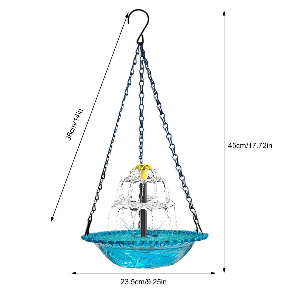 Hummingbird Water Fountain Hanging Hummingbird Feeders Cascade Hanging Feeding Station For Birds Lovers Balcony Gardens