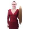 Synthetische Pferdeschwanz-Haarverlängerungen, lange, gerade Klaue, Clip-in/on-Pferdeschwanz für Frauen, tägliche Party, 55,9 cm, hitzebeständiges Kunsthaar