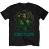 Men's Pink Floyd Green Swirl Slim Fit T-shirt  Black