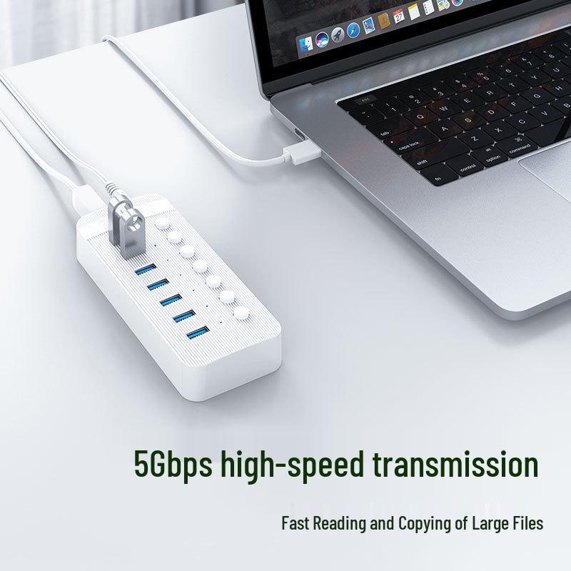 ORICO USB 3.0 Expansion Hub with Independent Power Switch, Available in 7, 10, 13, or 16 Ports.