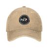 Custom Alliance Mass Effect N7 Baseball Cap Women Men Adjustable Unisex Cotton Video Game Dad Hat Sun Protection Snapback Caps