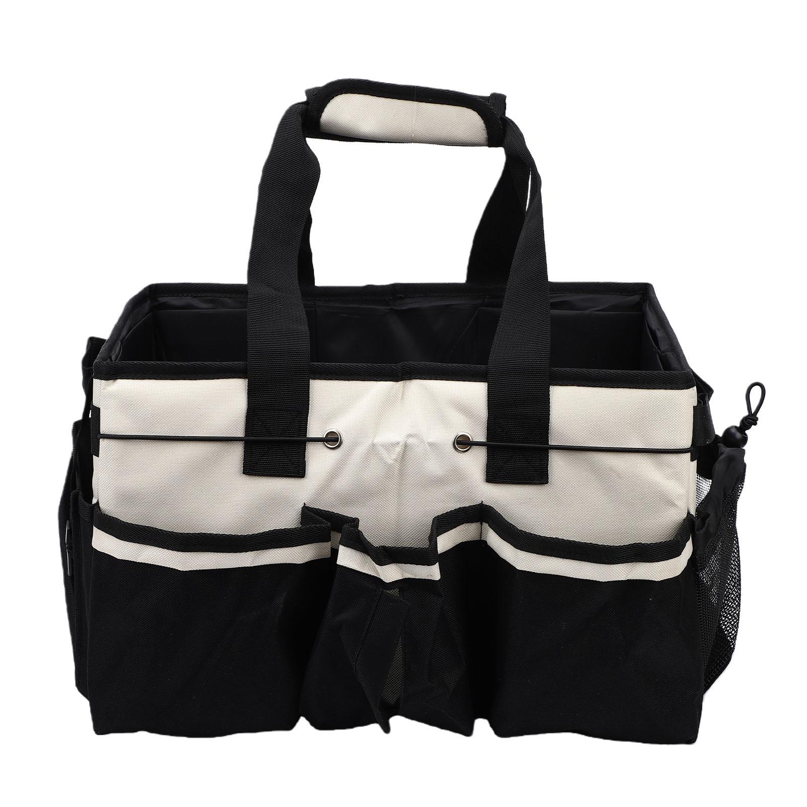 Bolsa de Limpieza Portátil de Gran Capacidad con Asa Correas para el Hombro Desmontables Divisores para Limpiadores