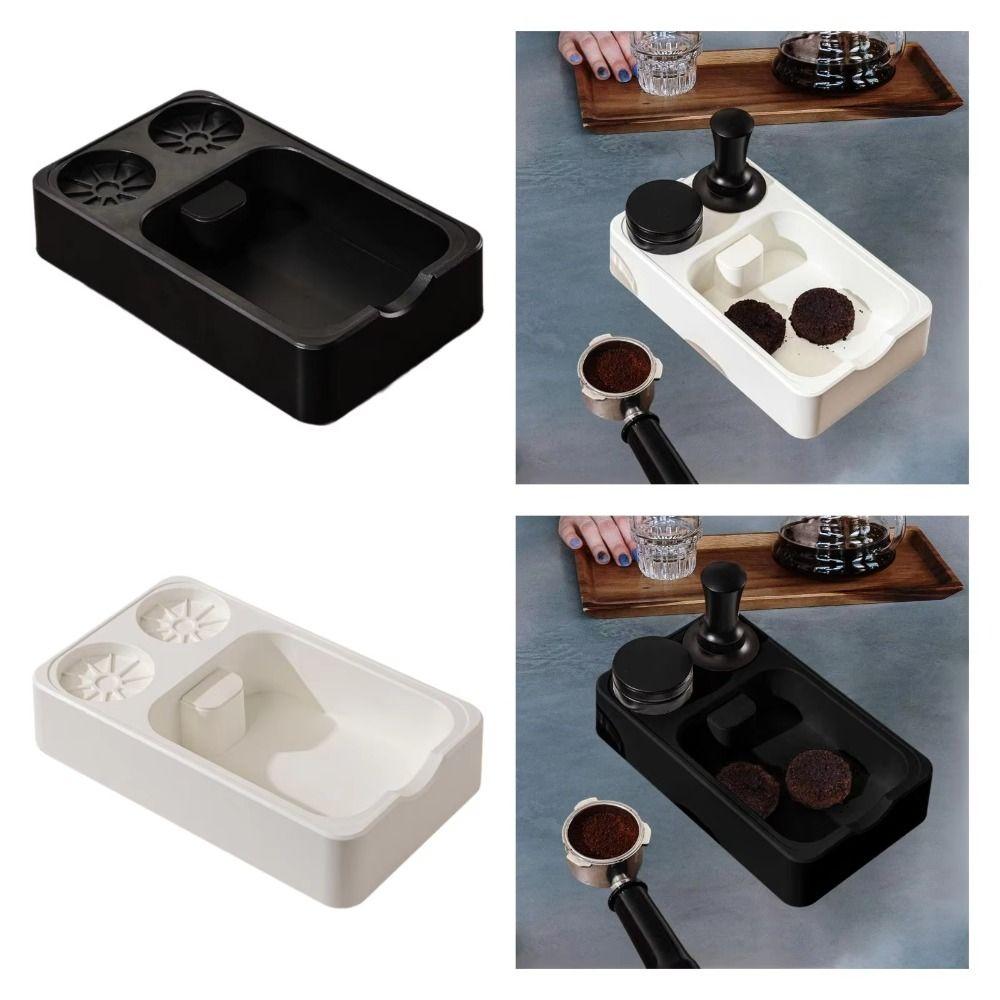 51/53/58mm Coffee Tamping Station Stand Base Coffee Station Tamper Holder  Worktop Coffee Bar