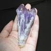 Natural Uruguay Amethyst Backbone Crystal Scepter Wand Single Point Cluster Crystal Wand Home Decoration Mineral Specimen Gift