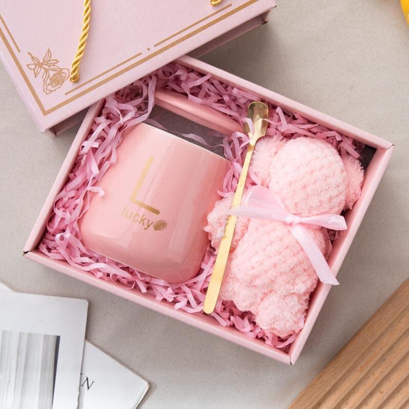 

HANDUNYOU Pink Belly Glass Gift Set