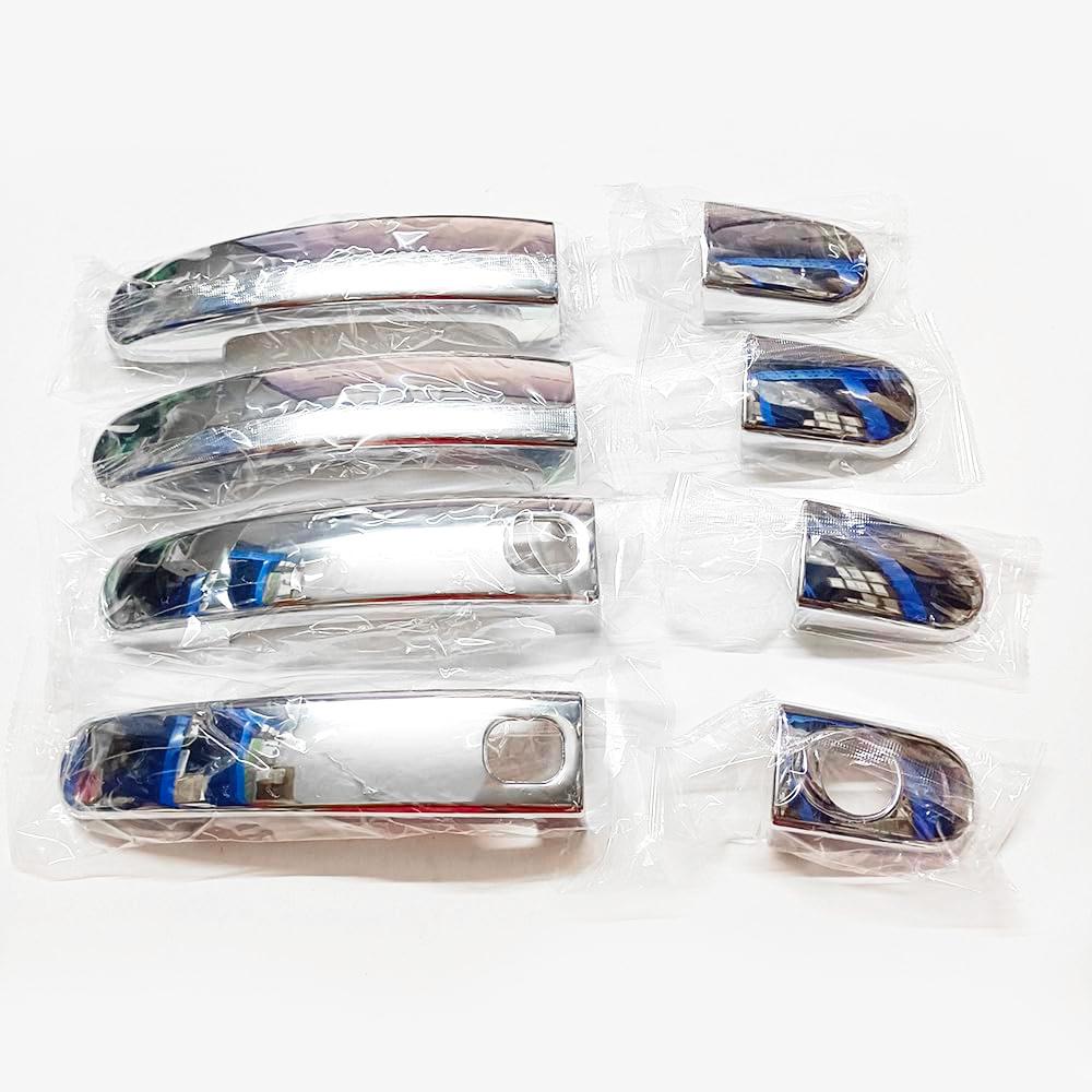 Set mit 8 Chrom-Türgriffabdeckungen für Ford Escape 13-19 Focus 12-18 C-Max 13-18
