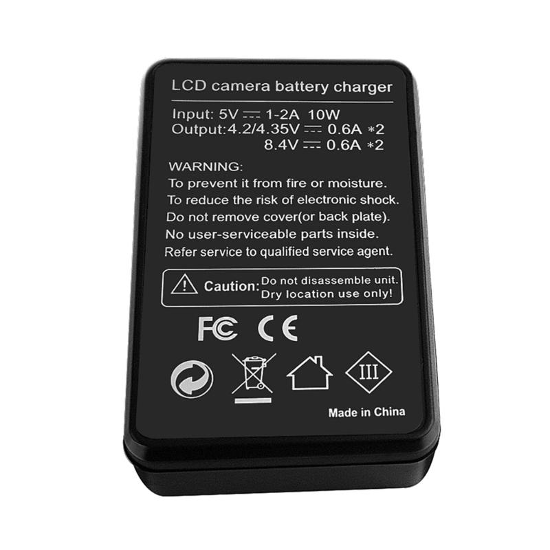 EN-EL15 LCD Double USB Charger for D500 D600 D610 D600E D7000 D7100 D7200 D800E Camera Charging Dock Accessories