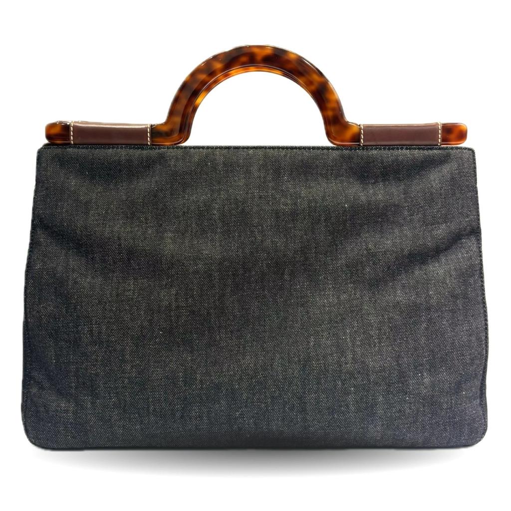 Used CHANELHandbag denim unisex