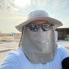 Sun Protective Fishing Hat  Breathable Adjustable Headgear Unisex Meshes Sun Hat for Outdoor Activity Men Women