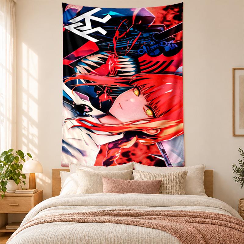 Chainsaw Man Tapestry Highquality for Decorating Living Room Bedroom Dorm Walls Ideal As Bedroom Wallart Orholiday Gift