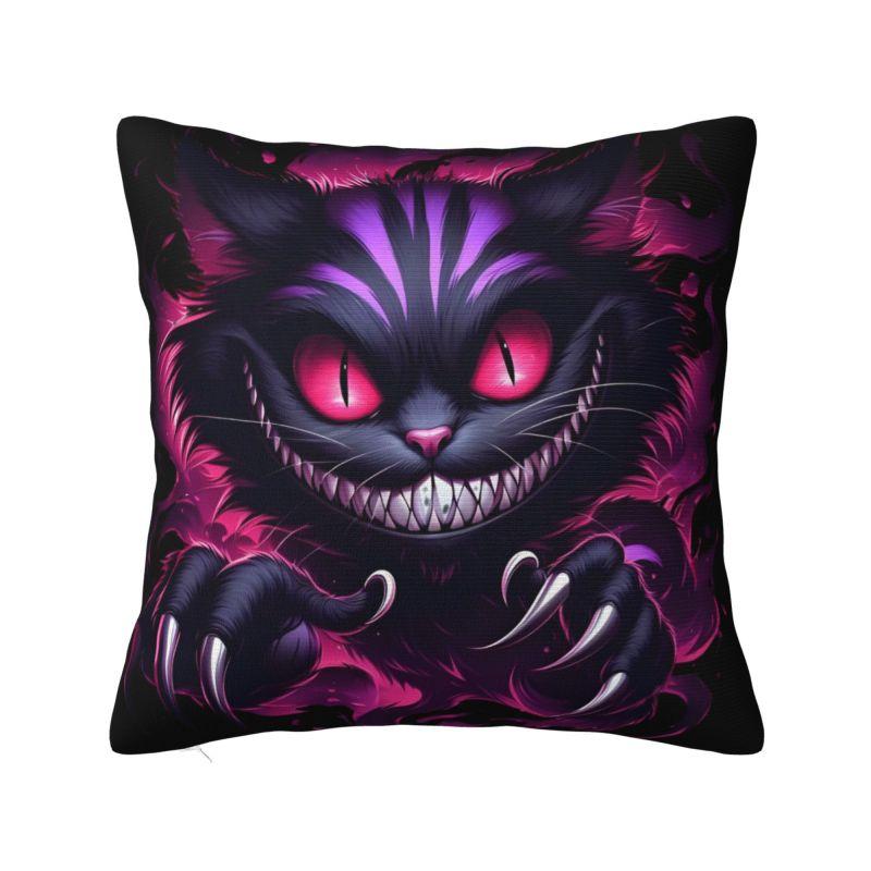 Federe Cuscino Personalizzate Disney Alice nel Paese delle Meraviglie Gatto dello Cheshire Divertente Velluto Lusso Decorazione Cuscino Salotto