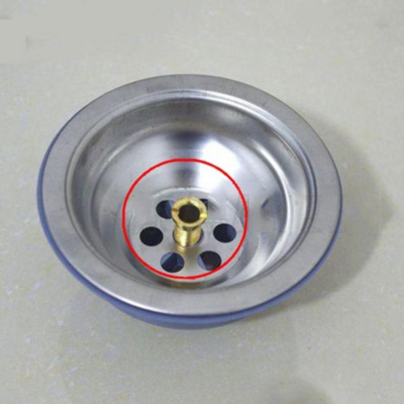 Sink Basket Strainer Plug Extended Bolts Screws Durable Kitchen Screw Connector Wash Basin Strainer Plug Accessories