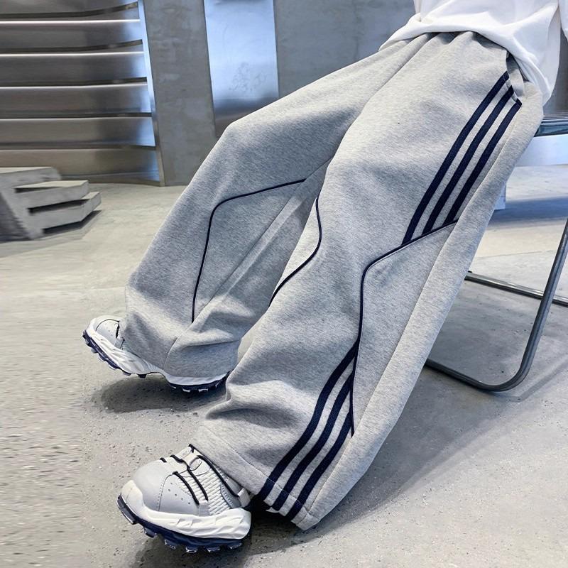 Pantaloni della tuta sportivi dritti casual per ragazzi e bambini, pantaloni da tempo libero per bambini