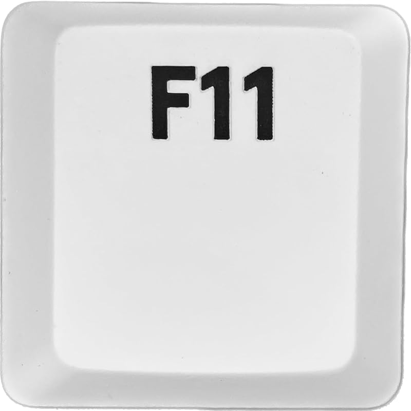 

logitech G913/G913TKL/G915 replacement keycaps [Sold as 1 piece] (Light-emitting compatible) [BERGBUCH] (F11, White)