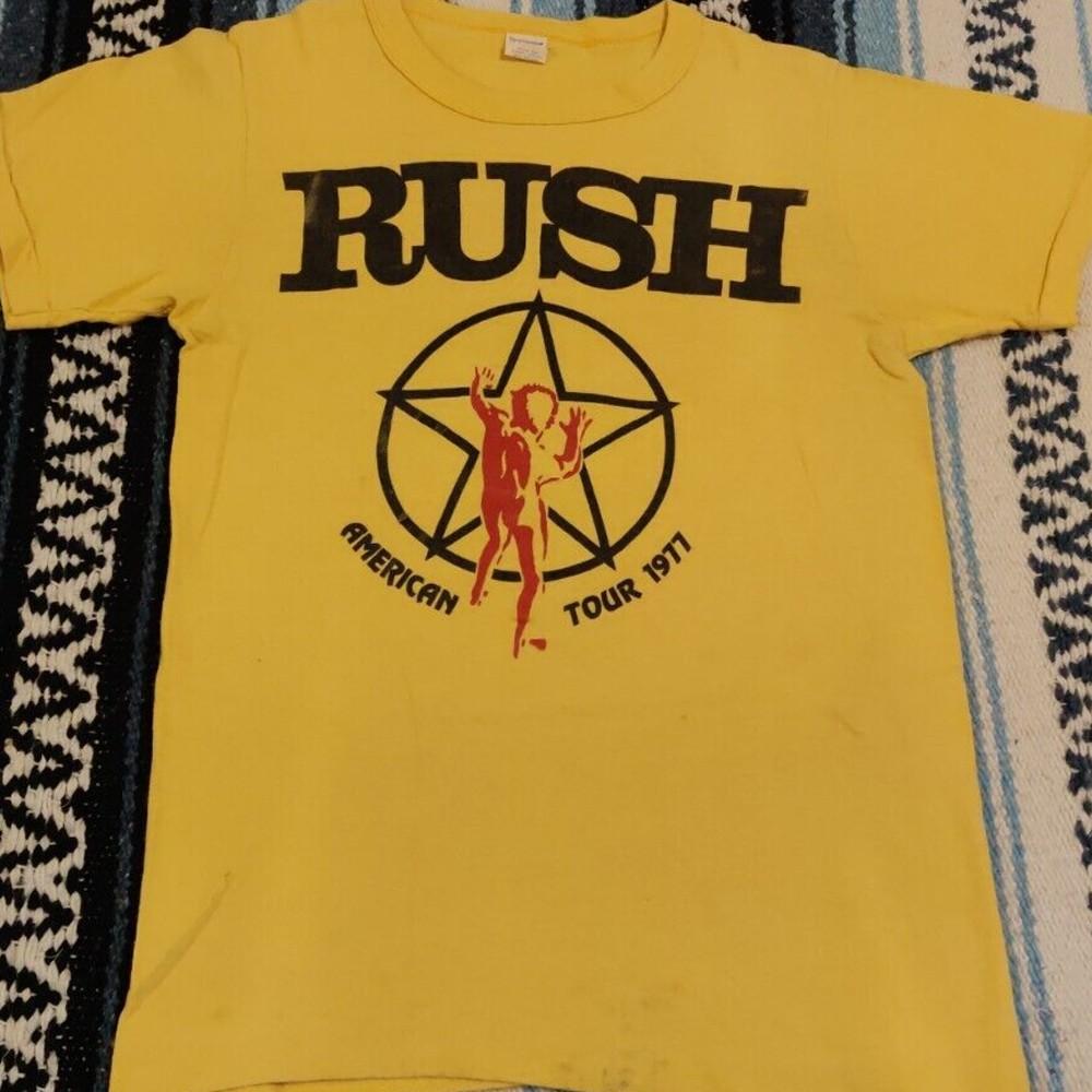 

New 70 s Rush American Tour 1977 Cotton Unisex All Size 21D598 3XL