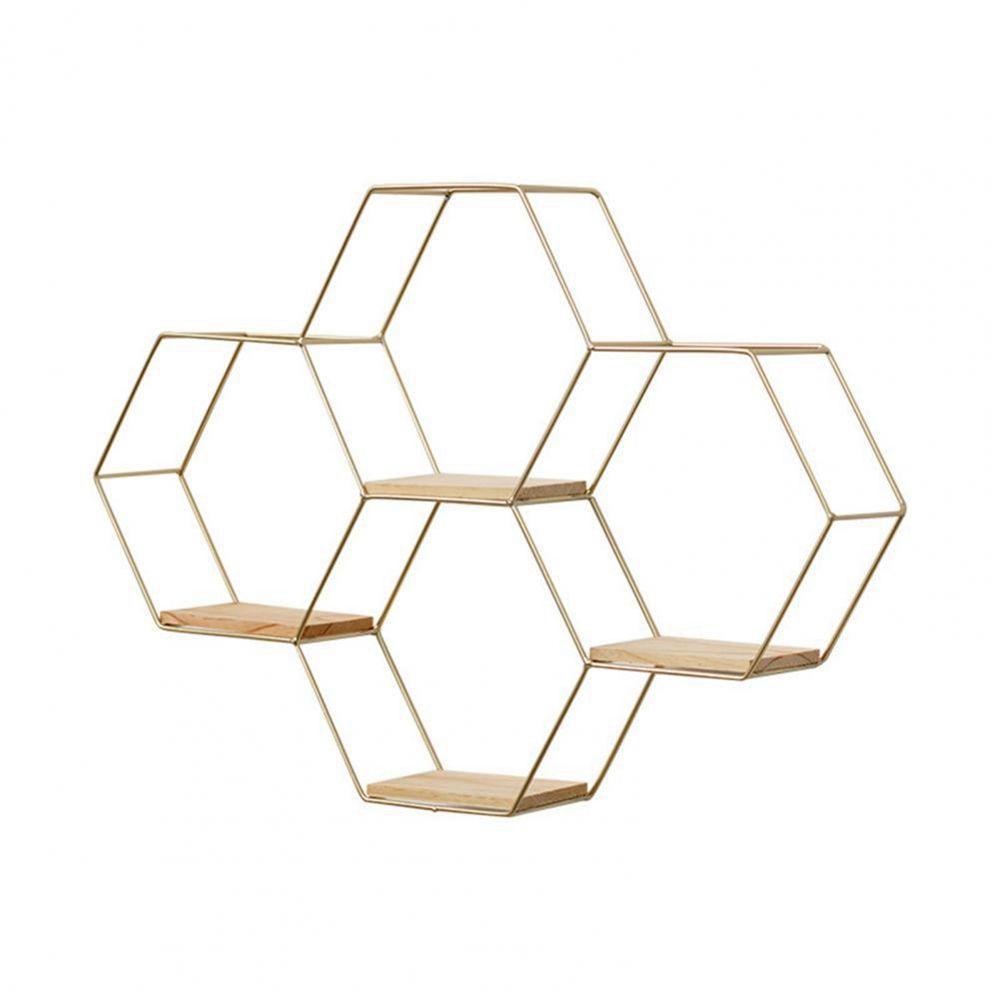 Iron Stand Bedroom Decoration Wall Ornaments Home Decor Storage Shelf Wall Decoration Storage Rack