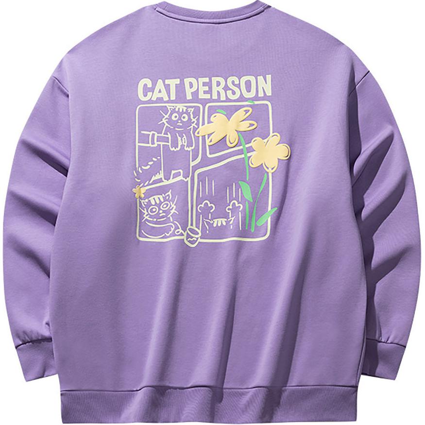 

Anta Sports Lifestyle Series Printed Letter Round Neck Comfortable Breathable Versatile Fleece Thick Loose Sweatshirt Women sweatshirt 962518717N-2 S