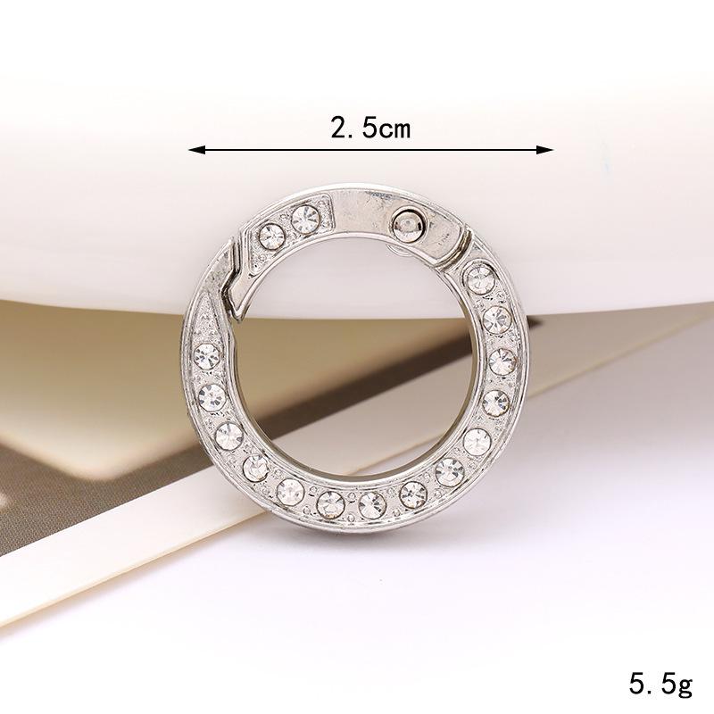 

Цинковый сплав пружинное кольцо карабин застежка брелок аксессуар для обуви Key Ring