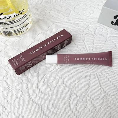 Brown Sugar Summer Fridays Mini Set Lip Balm Birthday Cake Cherry Lip Gloss Moisturizing Soft Lip Care 1 Pcs 01