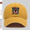 pc Patriotic Butterfly and Floral Pattern Print Baseball Cap with US th Anniversary Element Print Design Sun Hat Casual D