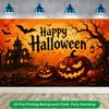 1Pcs Halloween Pumpkin Lantern Scene Decoration Background Backdrop For Photo Studio Photo Booth Party