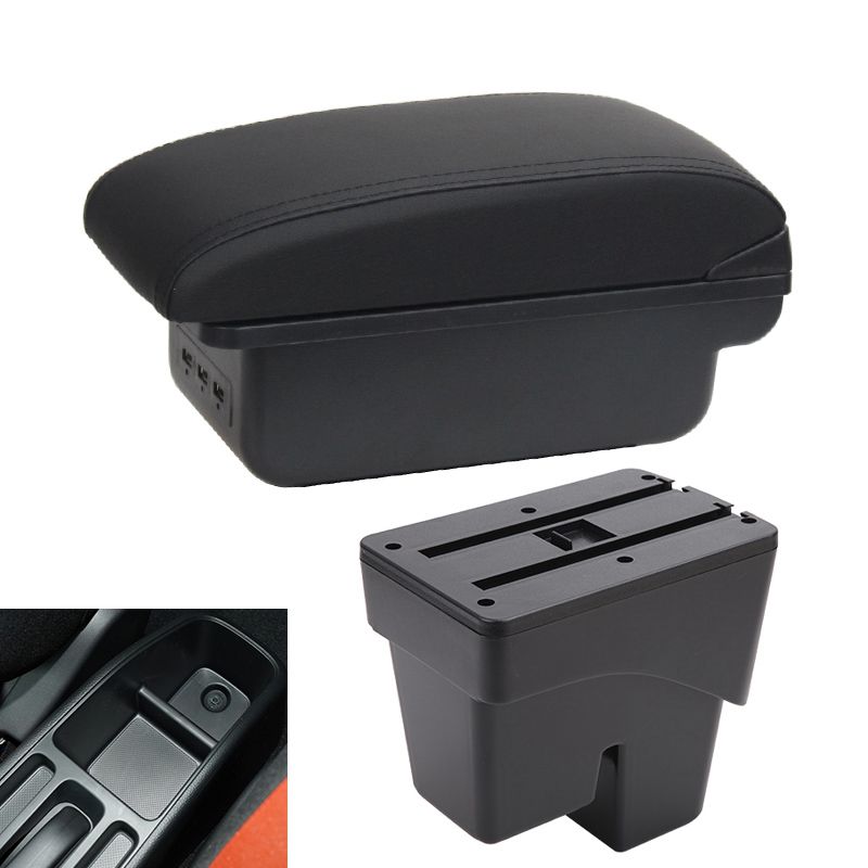 

Для Honda WRV подлокотник для Honda Fit Jazz автомобильный подлокотник 2014-2019 модернизированные детали аксессуары для хранения деталей интерьера чёрный