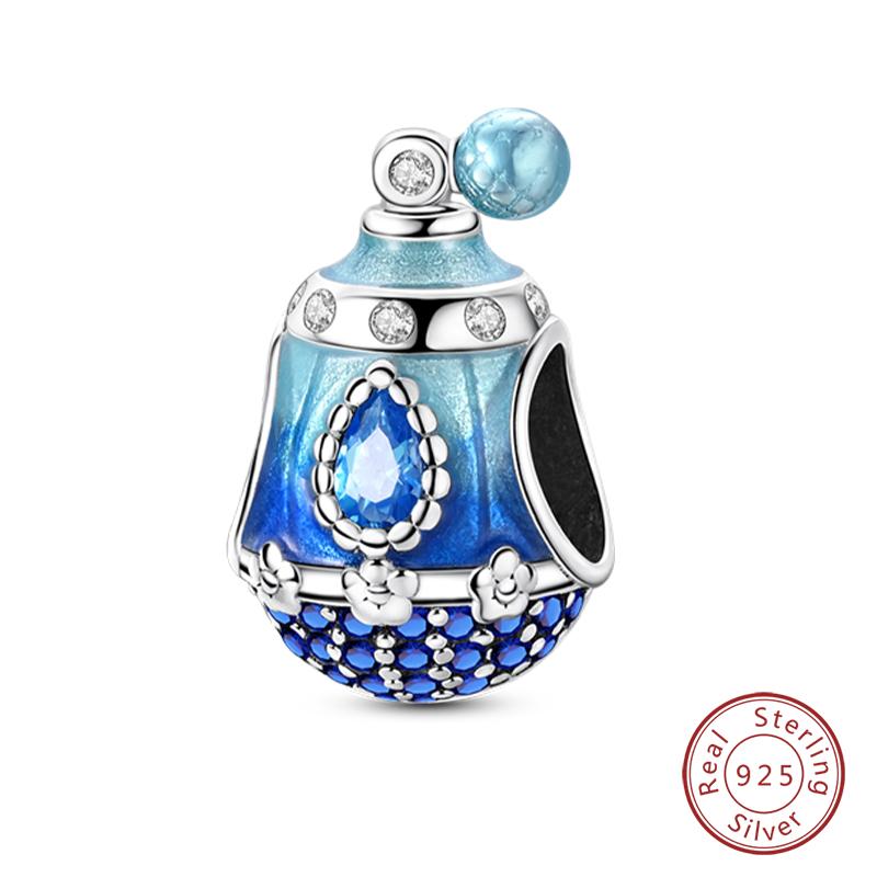 Copper Blue Purple Butterfly Perfume Bottle Starry Sky Air Balloon Charms Beads Fit Diy Bracelets Jewelry