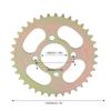 420 37T Rear Chain Sprocket OD 155mm Motorbike Rear Sprocket  Pit Dirt Bike